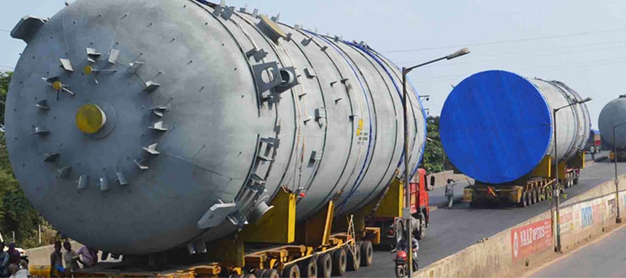Heavy transport operations India
